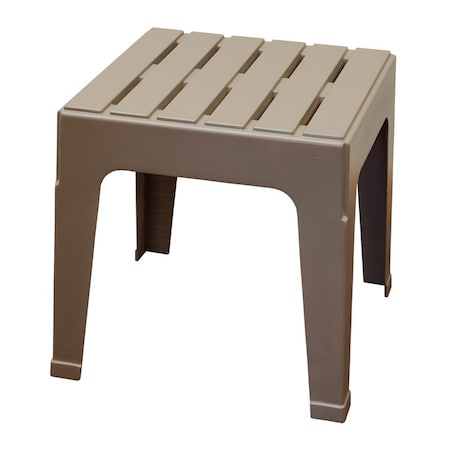 ADAMS Big Easy Portobello Square Resin Stackable Side Table 8090-96-3731